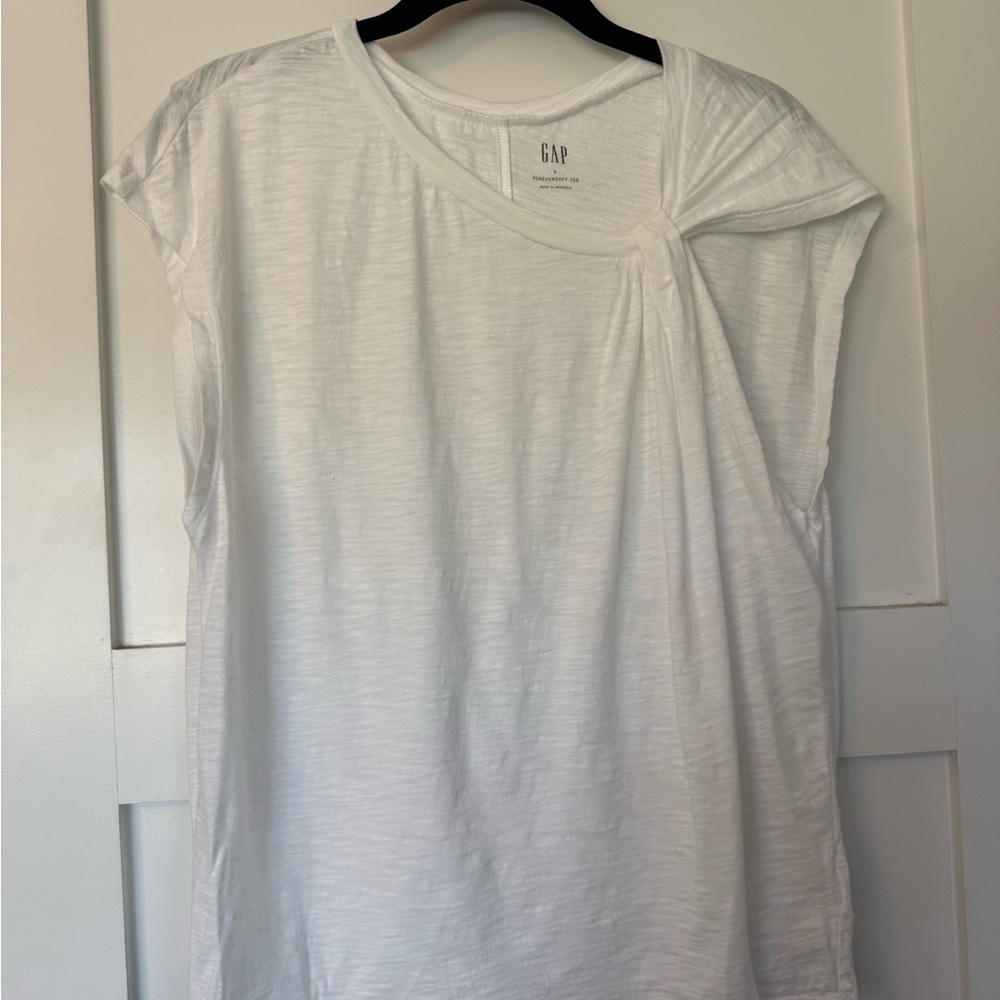 GAP White Knot-Detail Tank Top